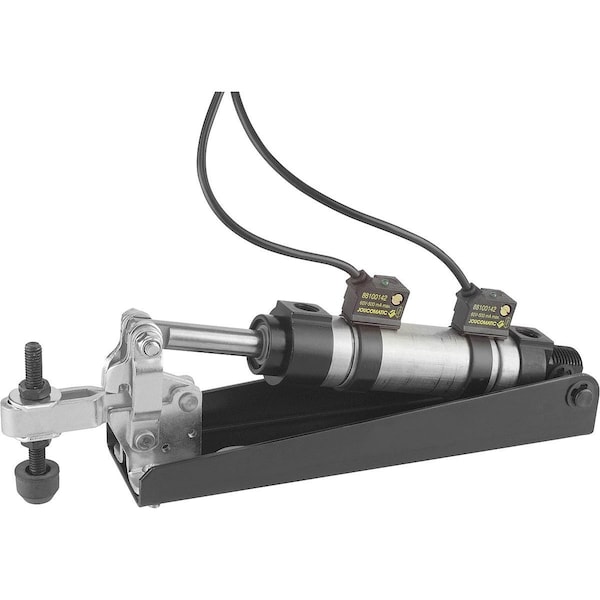 Pneumatic Clamp Horizontal, Form:B Steel, Comp:Steel